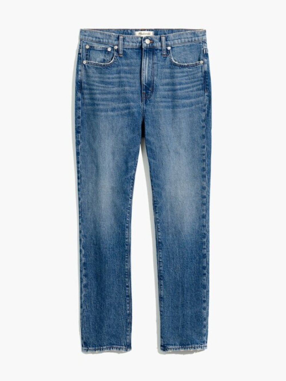 Madewell High-Rise Slimboy Denim Jeans Est Size 27 28 Waist 15.5